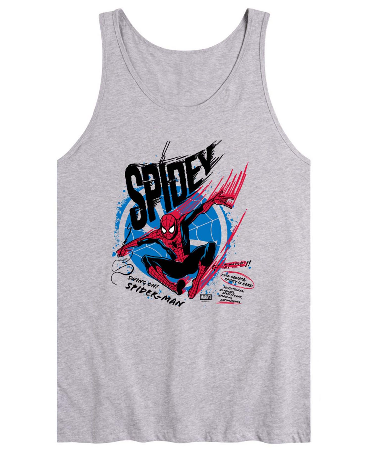 Men's Spiderman Spidey Speed Sleeveless Graphic Tank Top