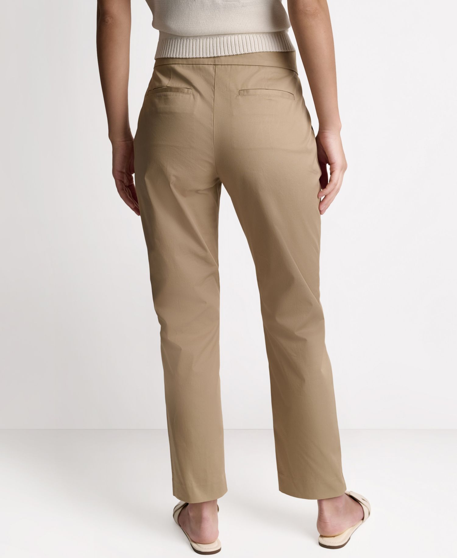 Women's Straight-Leg Mid-Rise Pants