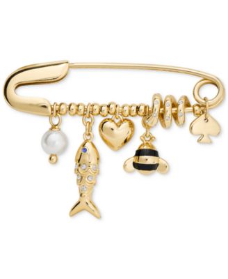 kate spade new york Gold-Tone Summer Daze Pin - GoldMulti 88$