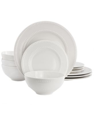 Genevieve 12-Pc. Dinnerware Set, Service For 4