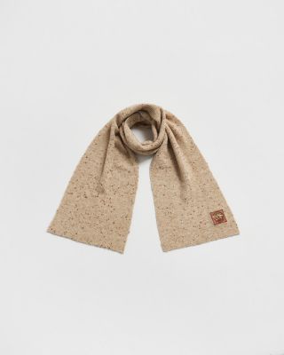 Women's Taupe Knitted Scarf