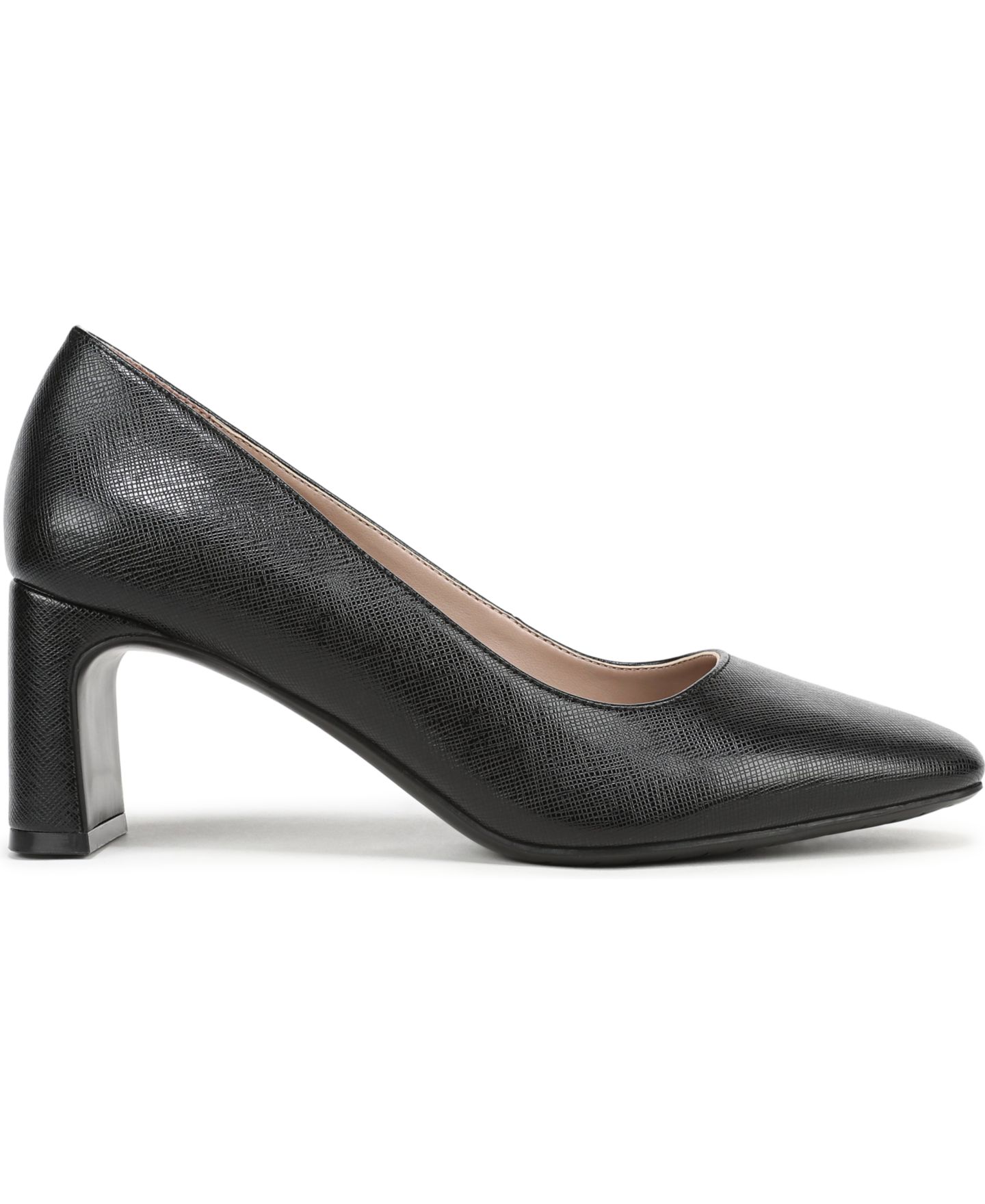 Женские туфли Naturalizer Yuri Slip-On Pumps, цвет: Чёрная искусственная кожа — фото 2