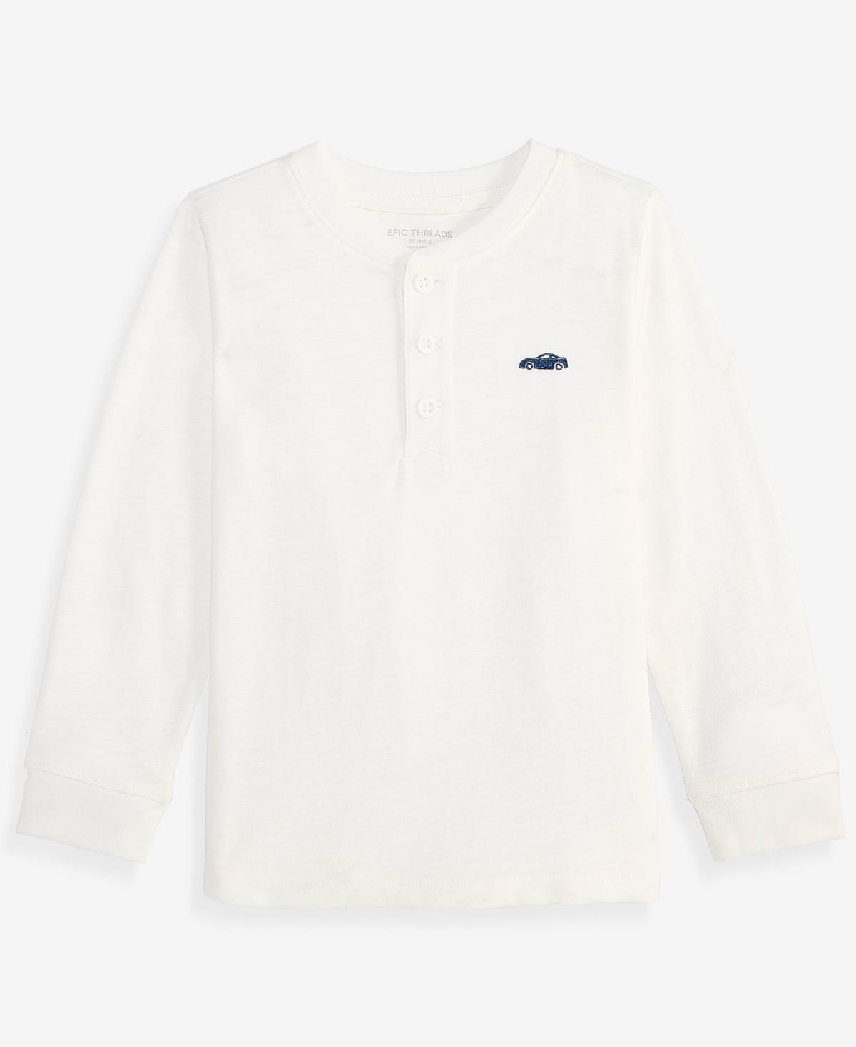 Epic Threads Toddler Boys' 12M-5T Long-Sleeve Icon Slub Henley T-Shirt, Macy's Exclusive