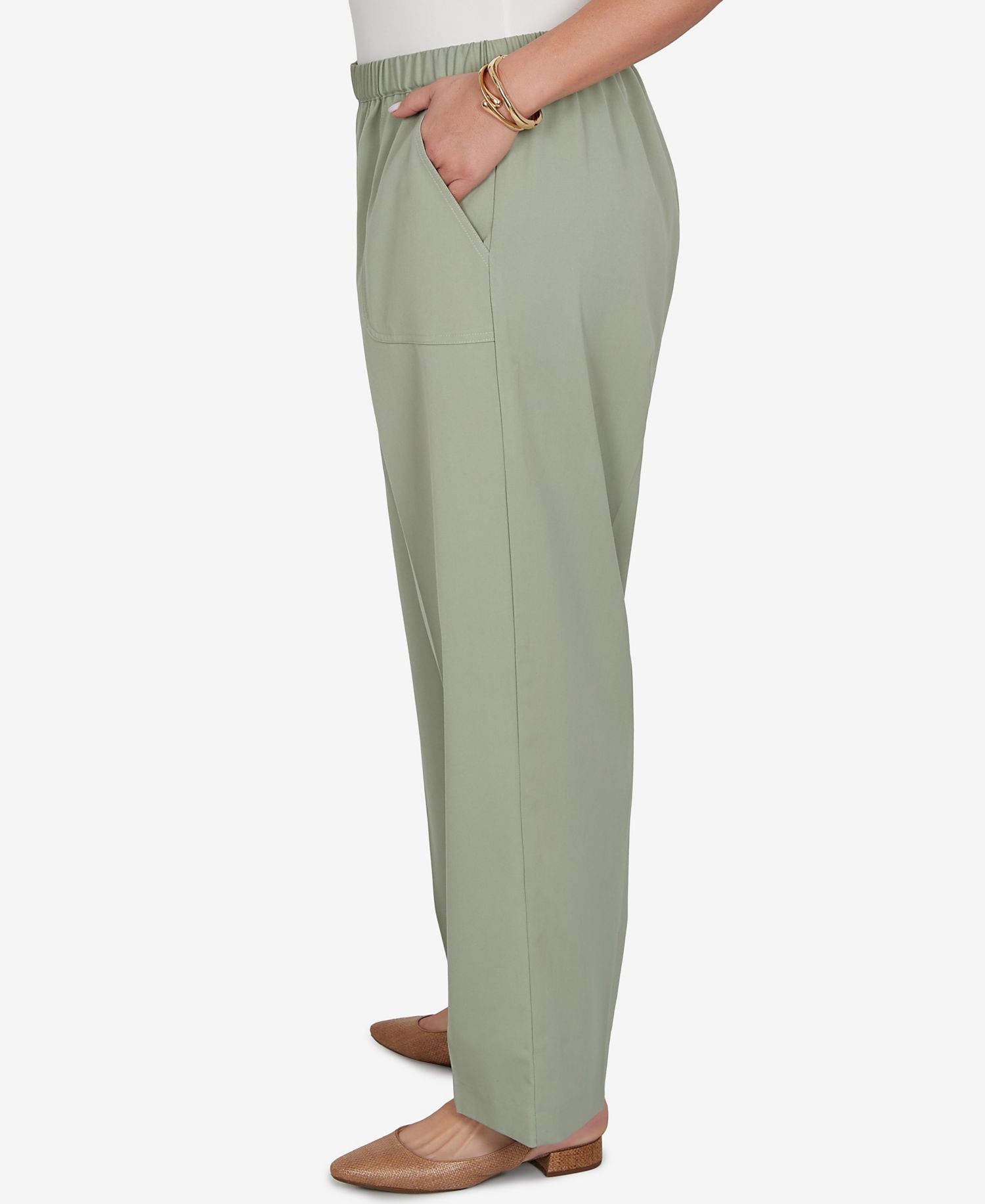 Plus Size Sage Twill Pants