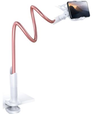 Gooseneck Phone Holder for Bed - Cell Phone Mount Clamp Clip