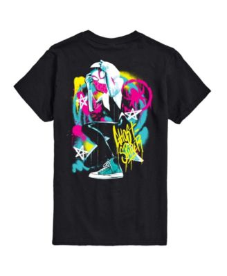 Men's Ghost Spider Spray Paint Short-Sleeve Graphic T-Shirt