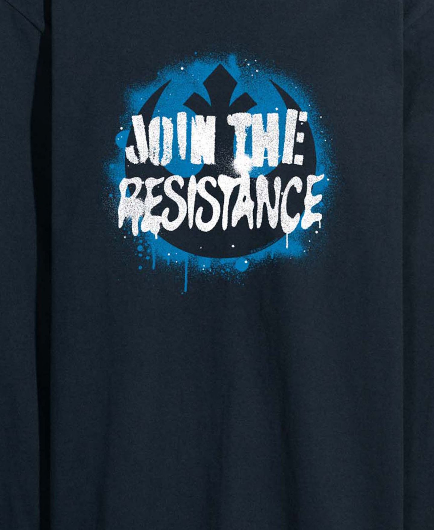 Мужская футболка AIRWAVES Join The Resistance Long-Sleeve Graphic, цвет: Тёмно-синий — фото 3