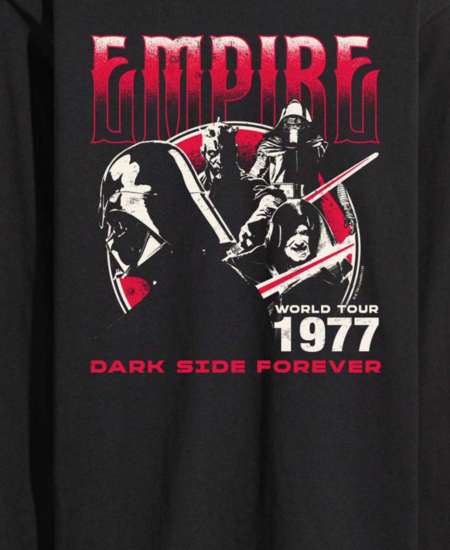 Мужская футболка AIRWAVES Empire Dark Side Forever Long-Sleeve Graphic, цвет: Чёрный — фото 3