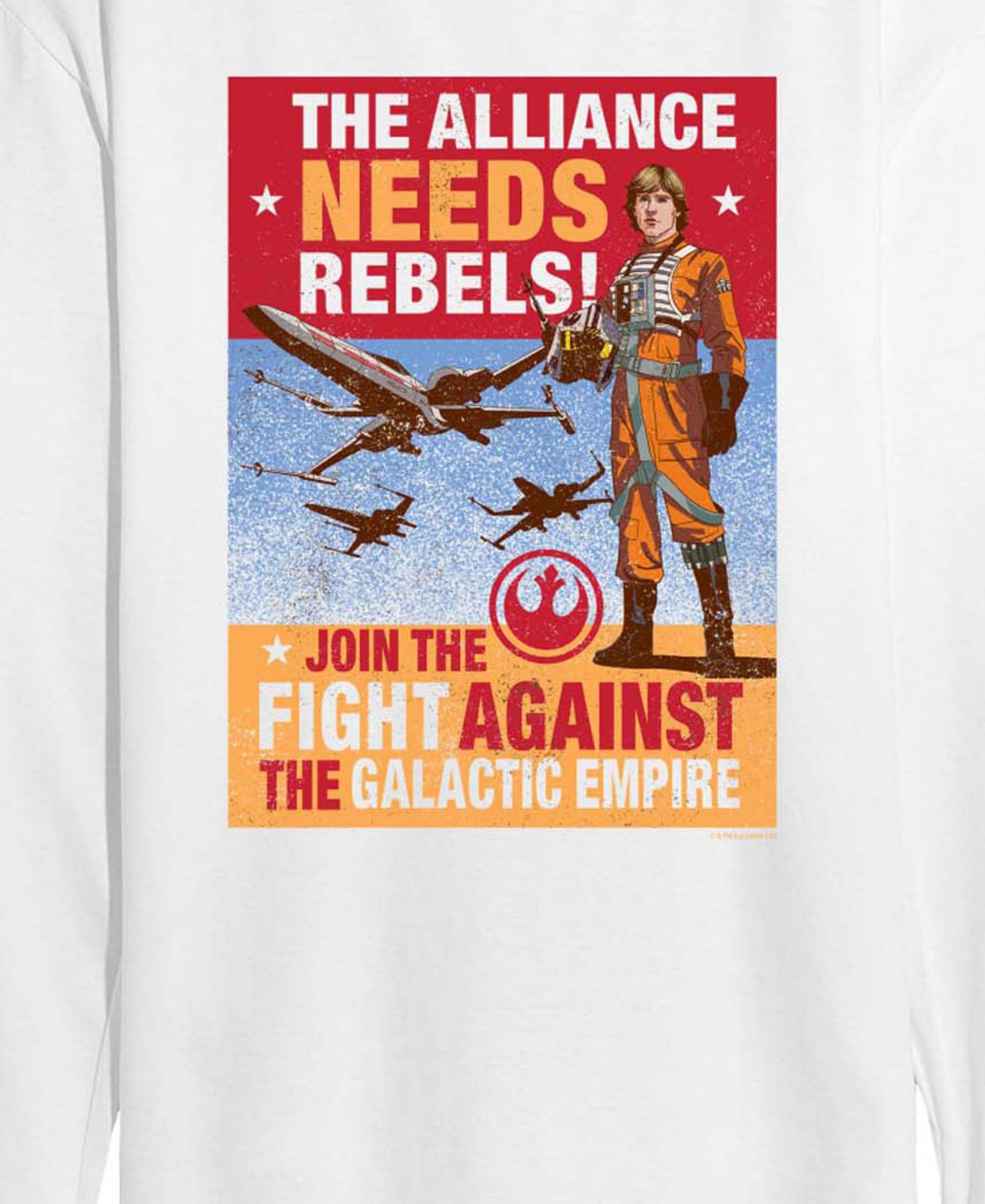 Men's Luke Rebels Needed Long-Sleeve Graphic T-Shirt