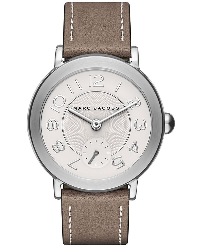 Marc by Marc Jacobs Marc Jacobs Women's Riley Cement Leather Strap ...