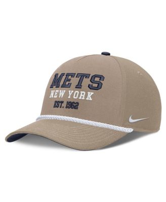 Men's Khaki New York Mets Father's Day Rope Rise Adjustable Hat