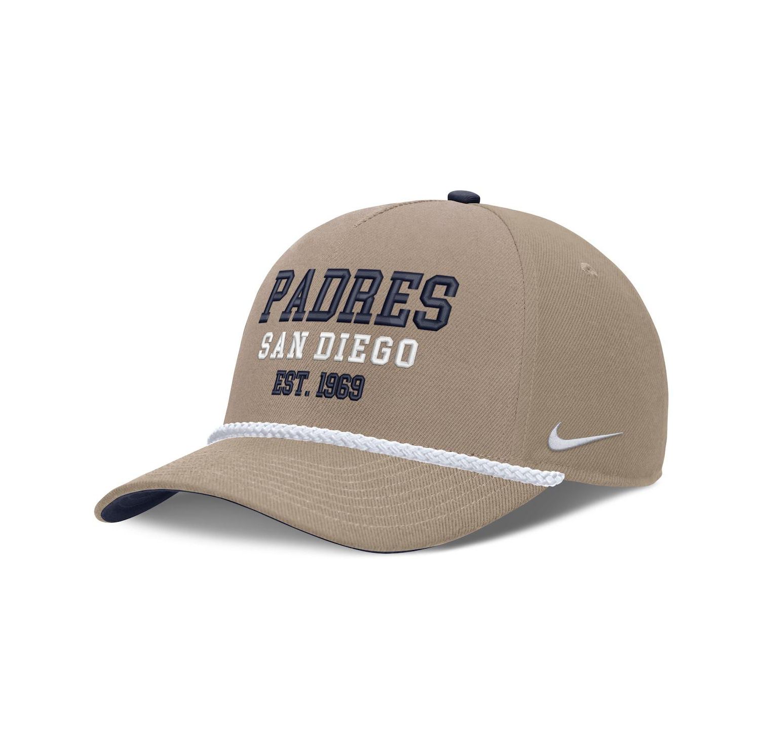 Men's Khaki San Diego Padres Father's Day Rope Rise Adjustable Hat