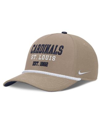 Men's Khaki St. Louis Cardinals Father's Day Rope Rise Adjustable Hat