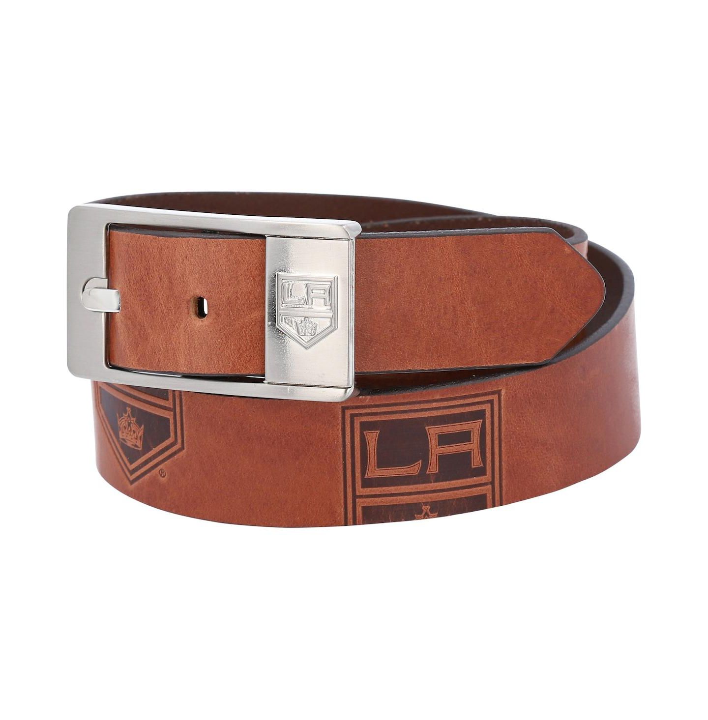 Мужской ремень Eagles Wings Los Angeles Kings Brandish Leather Belt — фото 1