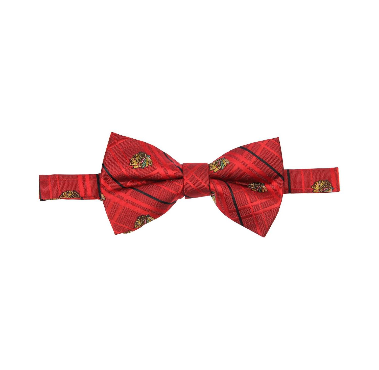 Men's Red Chicago Blackhawks Oxford Bow Tie