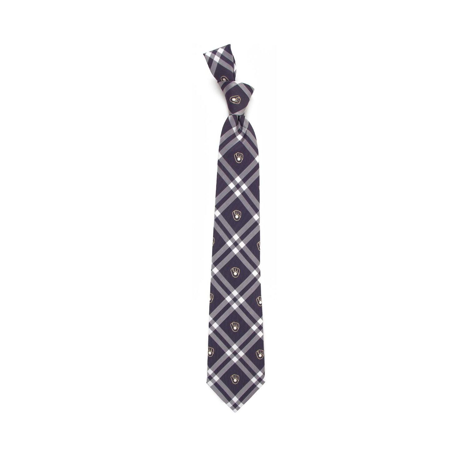 Men's Navy Milwaukee Brewers Rhodes Tie