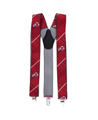 Men's Red Utah Utes Suspenders