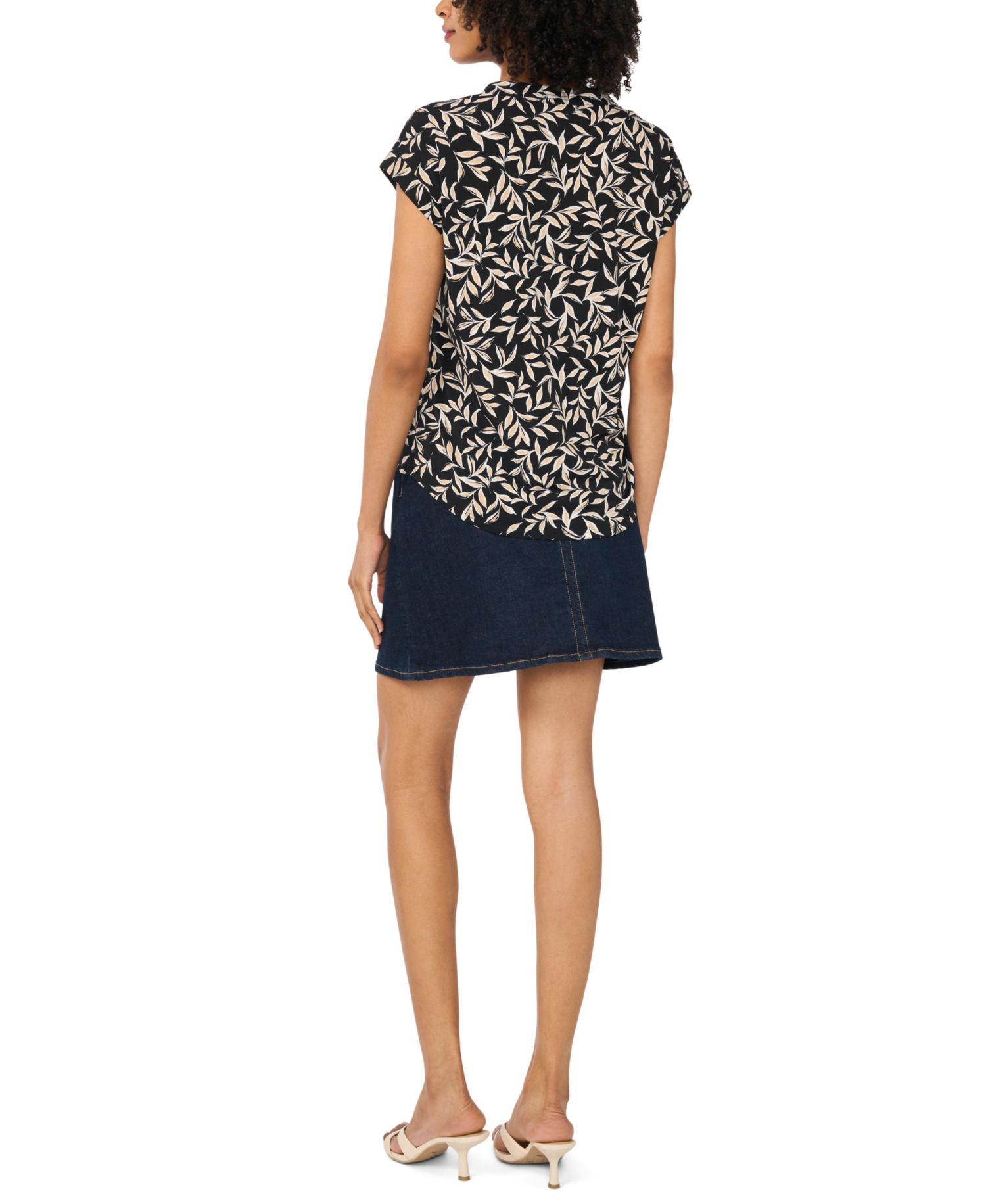 Women's Printed Short-Sleeve Top