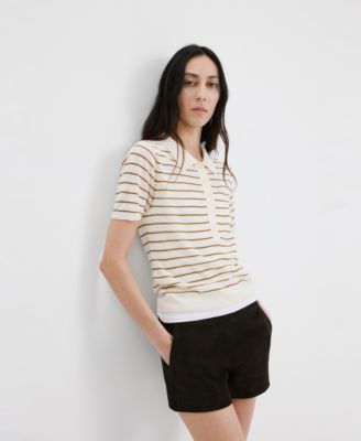 Women's Knitted Polo-Neck Sweater