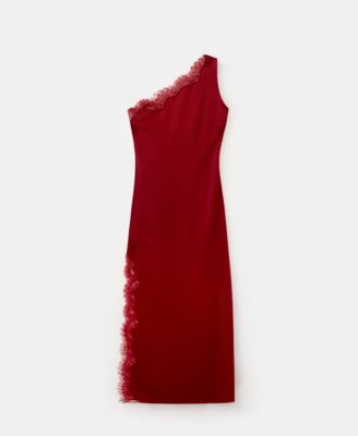 Women's Scarf Asymmetrical Dress