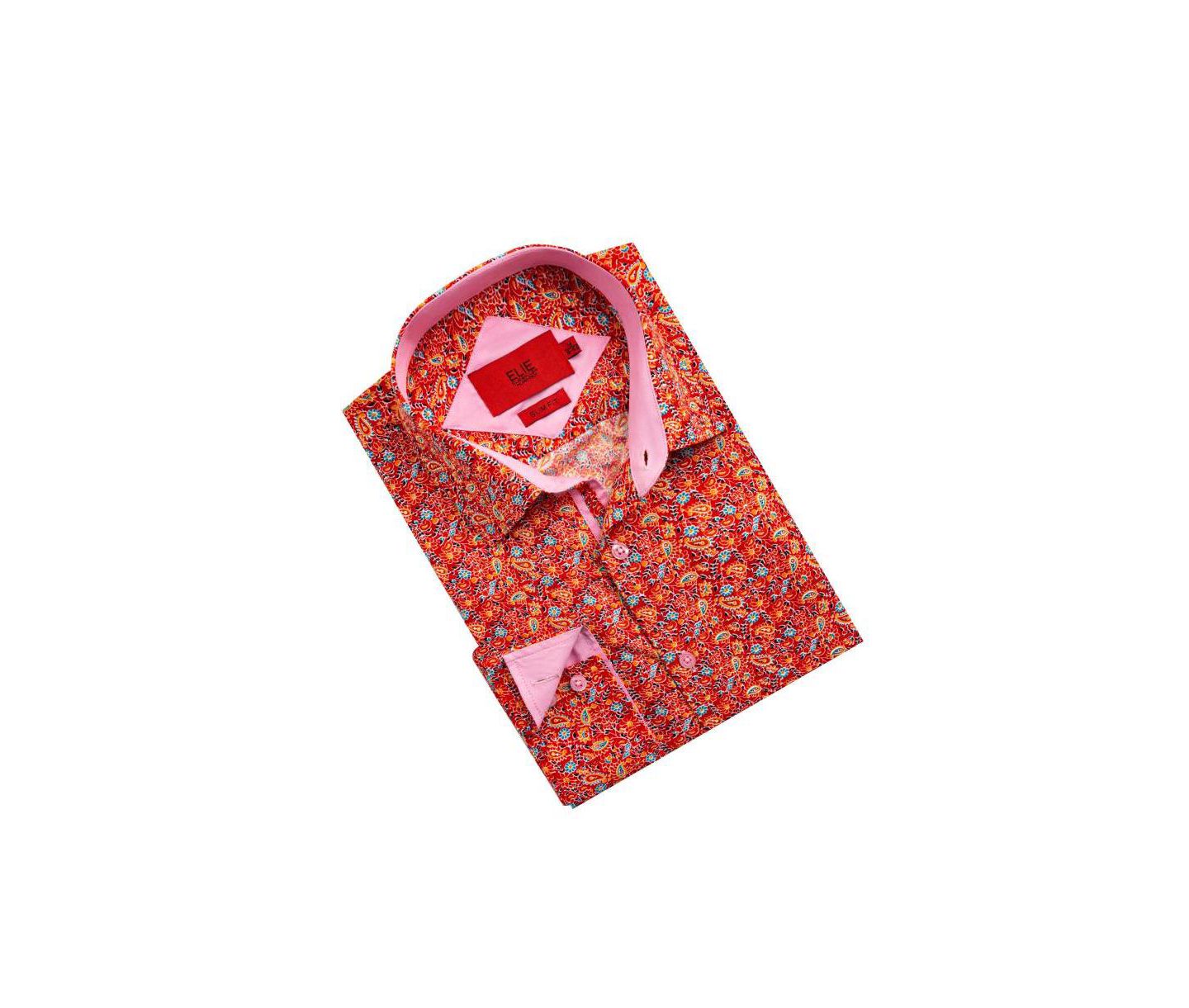 Мужская рубашка Elie Balleh Slim Fit Paisley Print Button-Down — фото 3