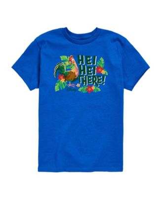 Moana Toddler Boys' 2T-5T Live Action Hei Hei There Short-Sleeve T-Shirt - Royal Blue
