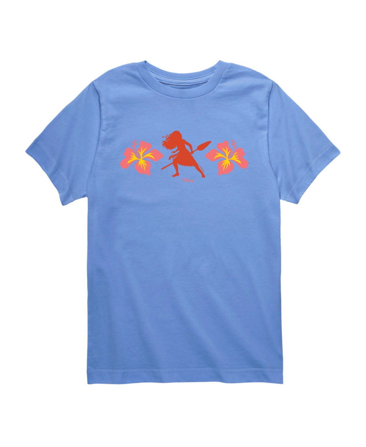 Moana Boys' 8-20 Live Action Montanui Hibiscus Floral Short-Sleeve T-Shirt