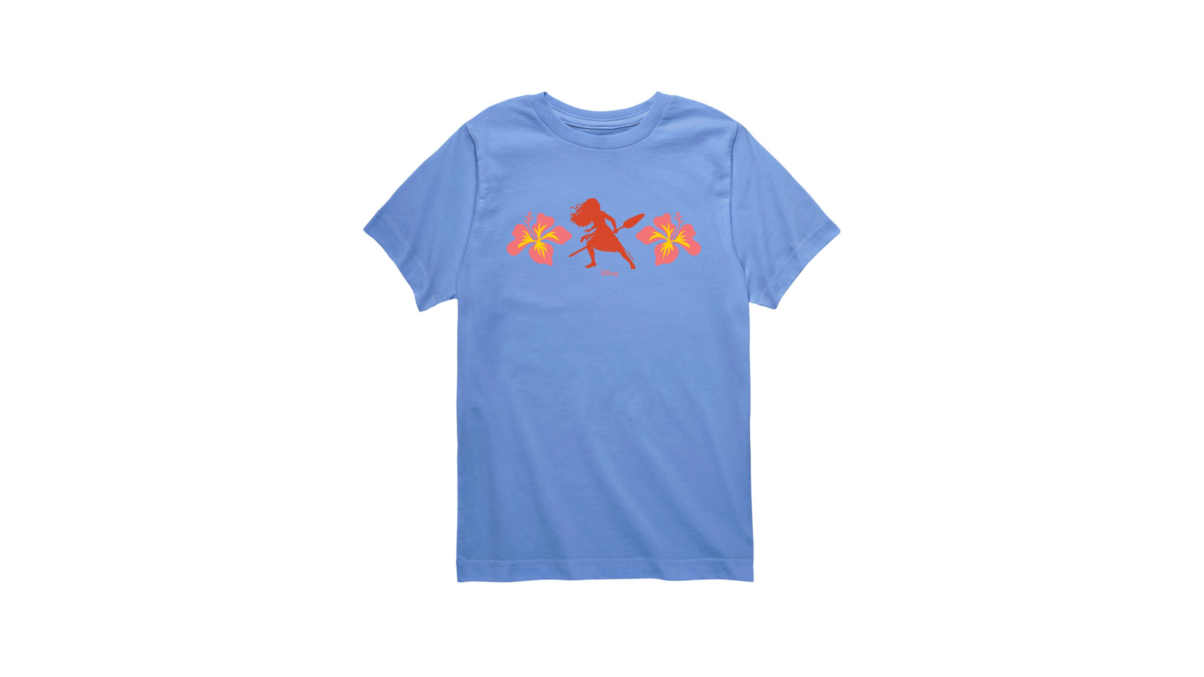 Moana Boys' 8-20 Live Action Montanui Hibiscus Floral Short-Sleeve T-Shirt