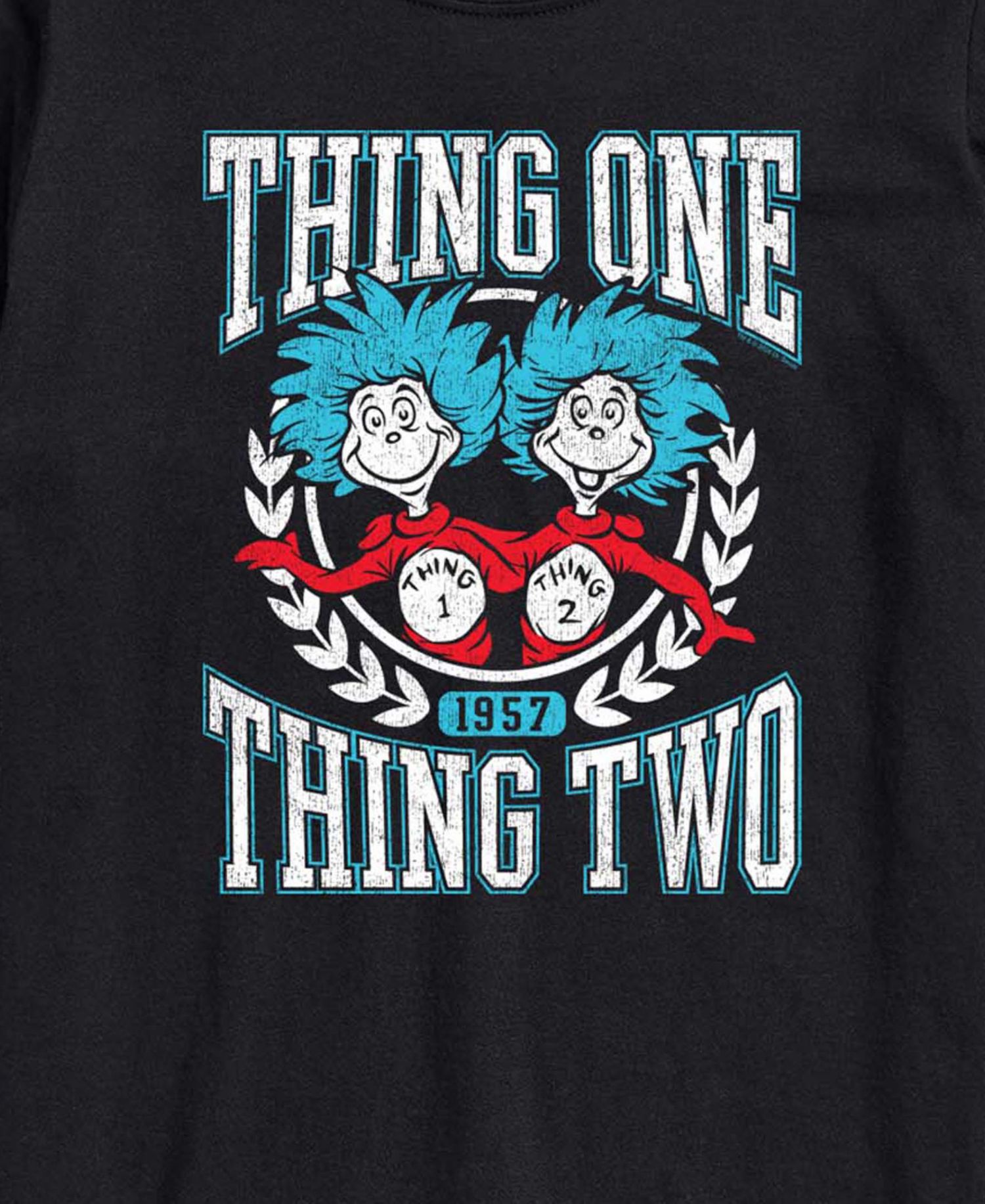 Men's Dr. Seuss Things Collegiate Short-Sleeve Graphic T-Shirt