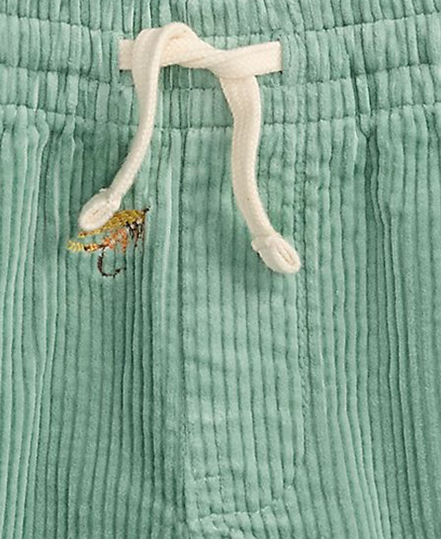Шорты Polo Ralph Lauren Polo Prepster Embroidered Corduroy Shorts для мальчиков, цвет: Выцветший мятный — фото 3