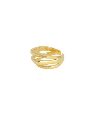 Sohi Womens The Baroque Statement Ring - Gold 42$