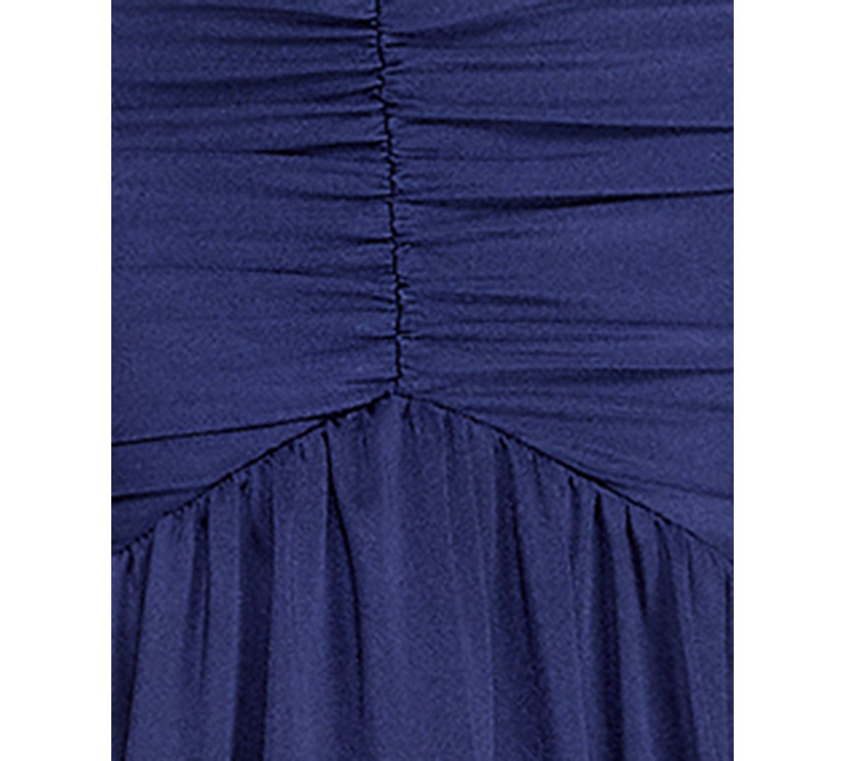 KATIA RAE Juniors' Drop Waist Ruched Gown view 5 — MAYCSS fashion products