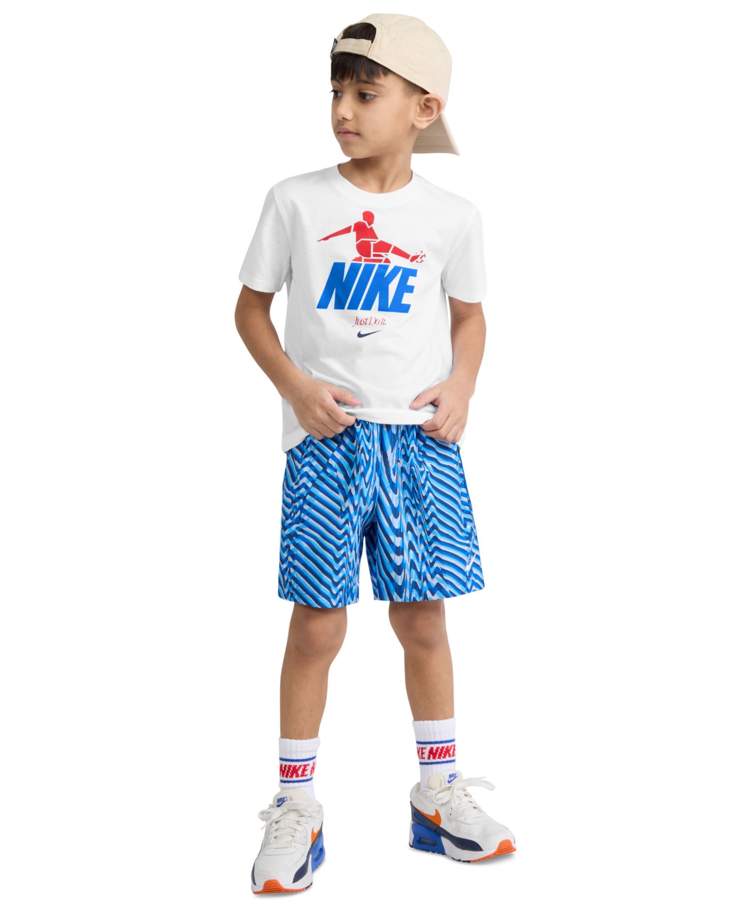 Boys' 2T-7 Bicycle Kick Short-Sleeve T-Shirt