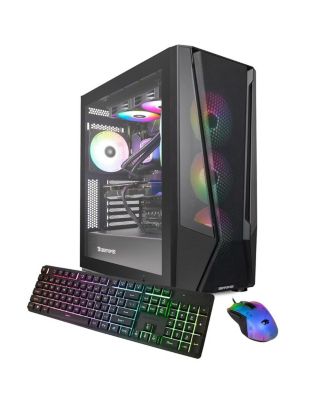 Trace Mesh Gaming Desktop - AMD Ryzen 7 7700, NVIDIA GeForce RTX 4060 Ti 8GB, 16GB DDR5 RGB RAM, 1TB NVMe SSD
