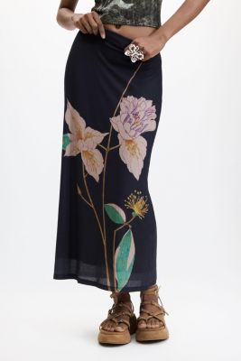 Women's Long printed skirt