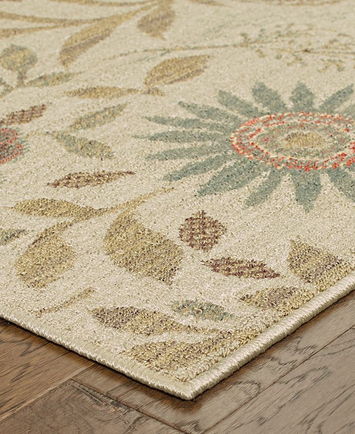 Tommy Bahama Home Cabana Indoor/Outdoor 1330W Beige 6' 7" x 9' 6" Area