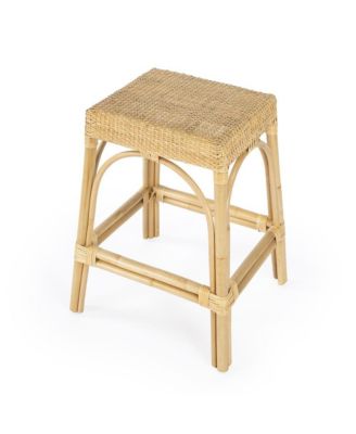 Robias Rectangular Rattan Counter Stool