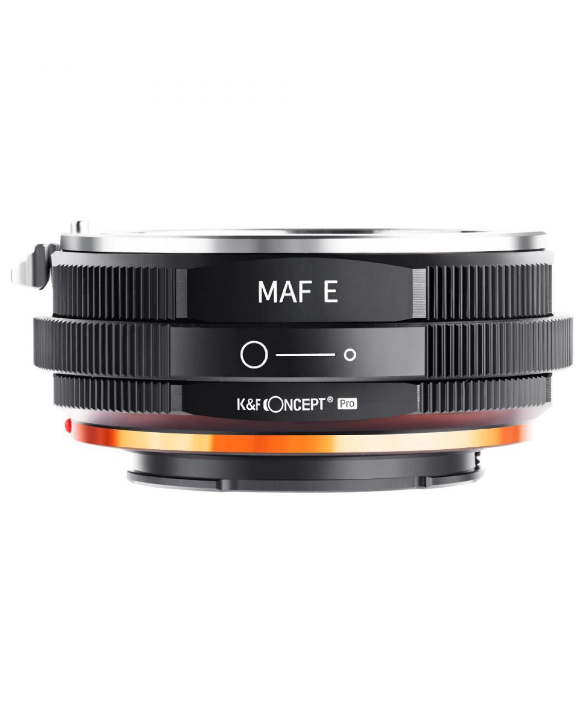 KF Concept M22105 Minolta A Sony A Lenses to Sony E Nex Alpha Lens Adapter Ring  Silver