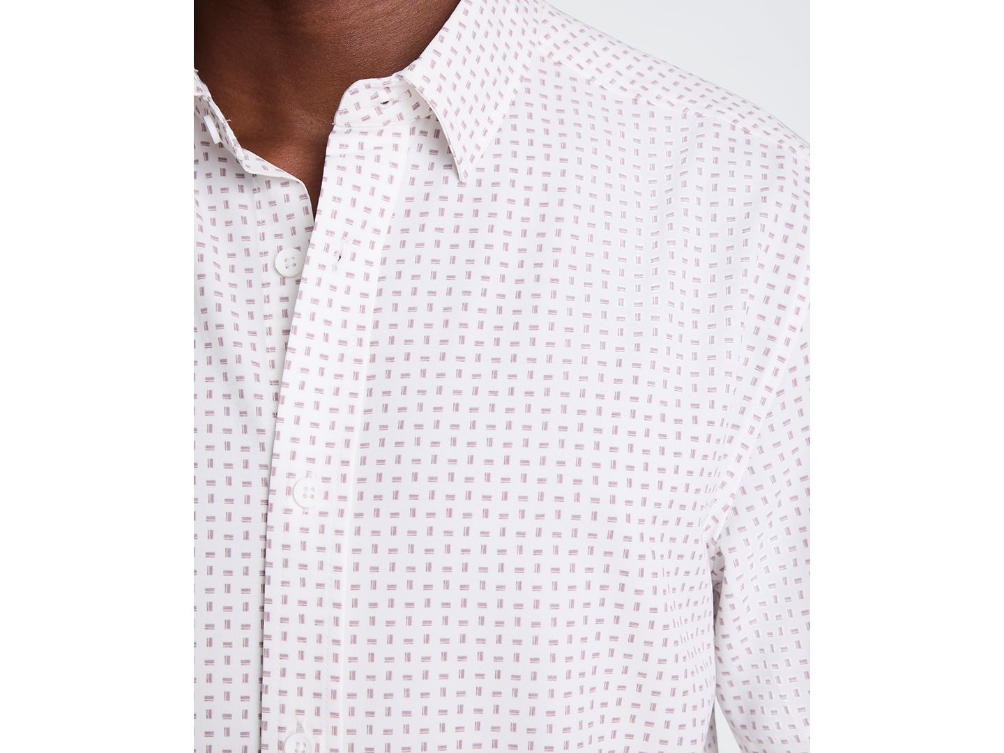 Мужская рубашка Kenneth Cole Sport Assorted Plain Classic, цвет: Клетчатый фиолетовый — фото 4