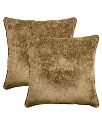 Delmonico Chenille 2-Pack Decorative Pillows, 20" x 20"