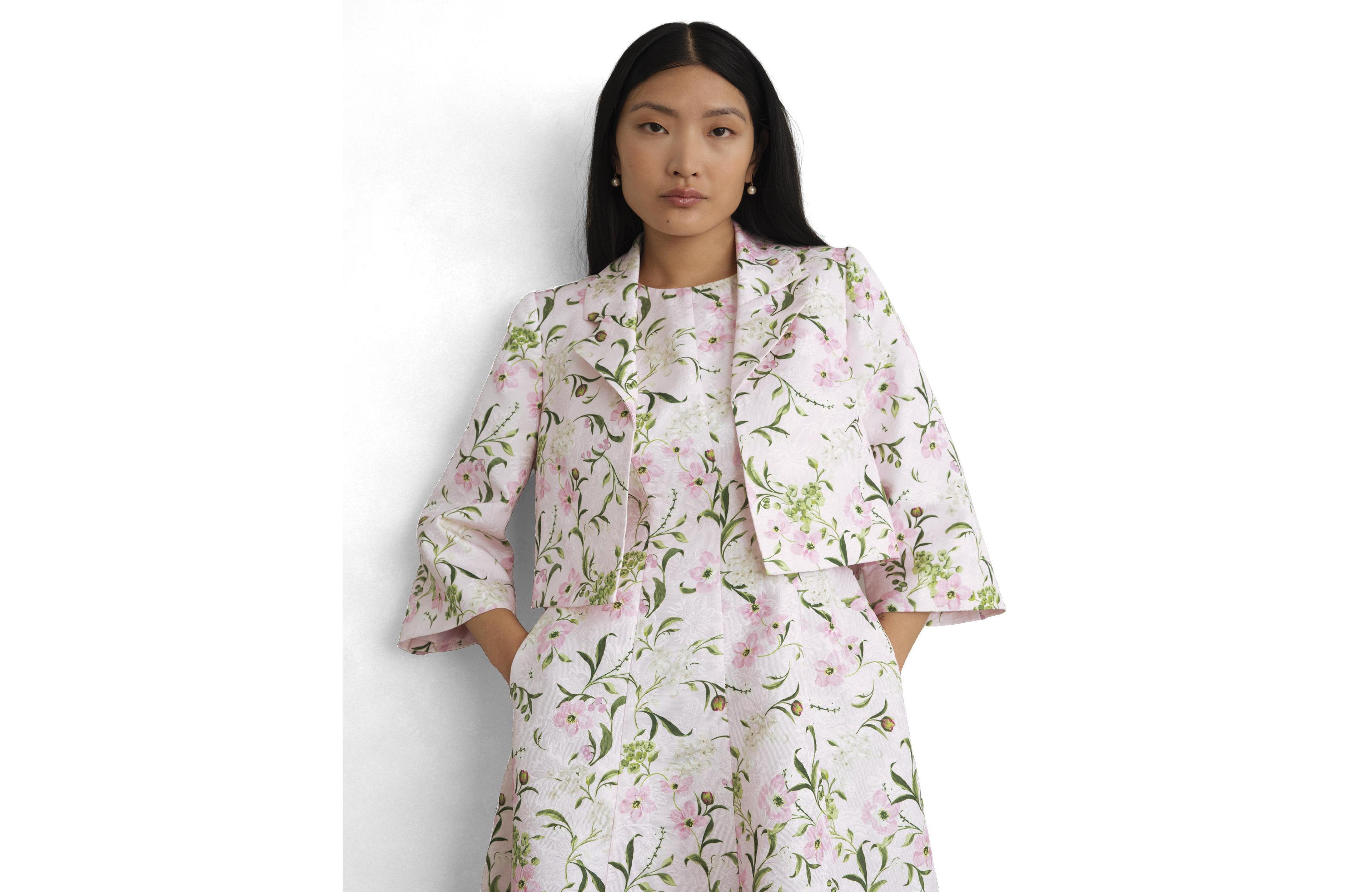 Hobbs London Women's Lana Cropped Floral Jacket
