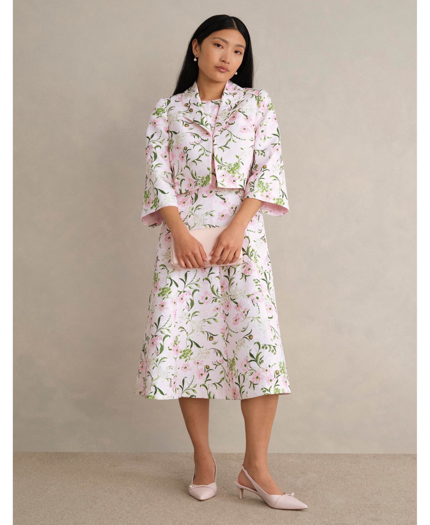 Women's Lana Cropped Floral Jacket