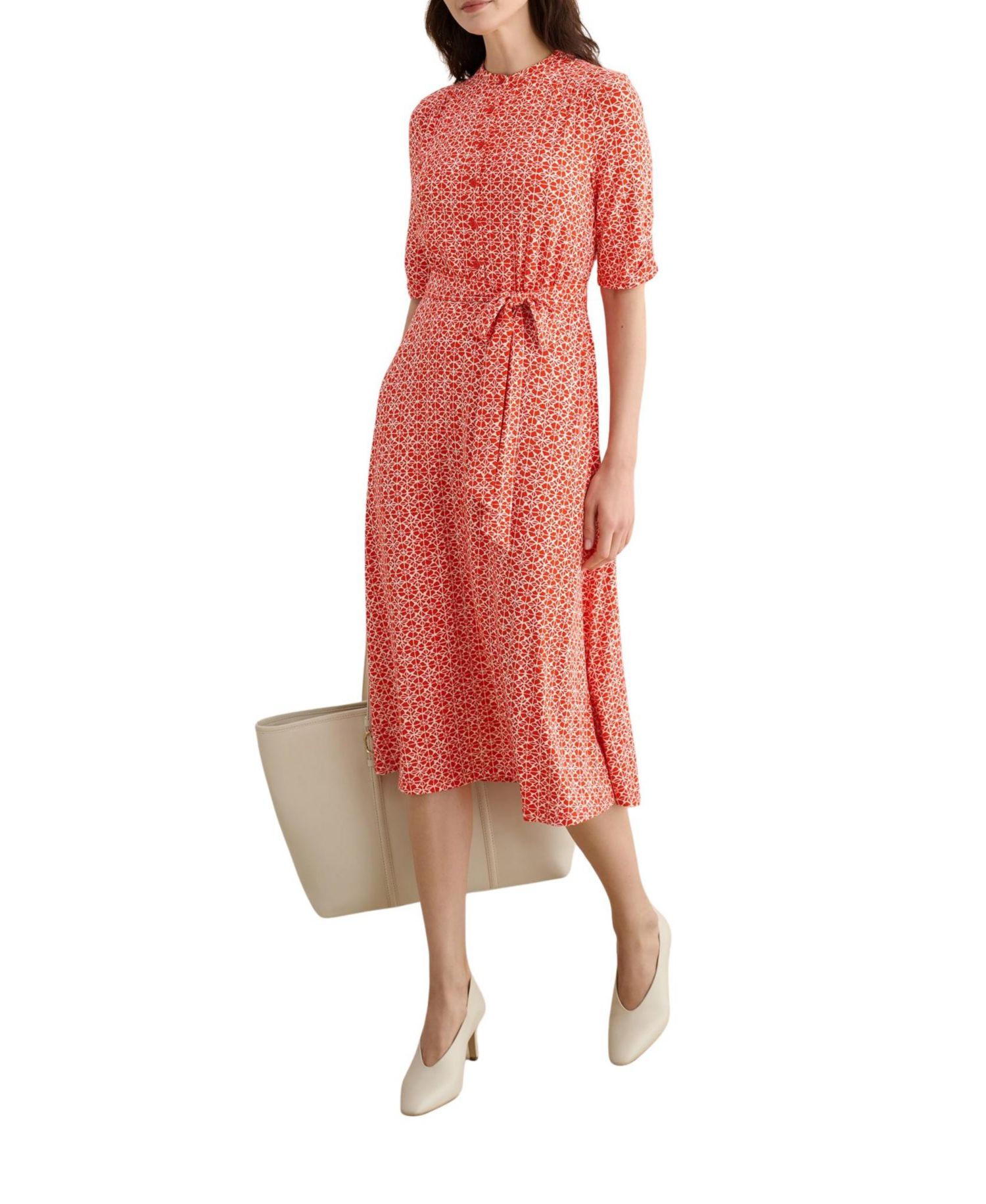 Women's Cathy 3/4 Sleeve Jersey Midi Dress