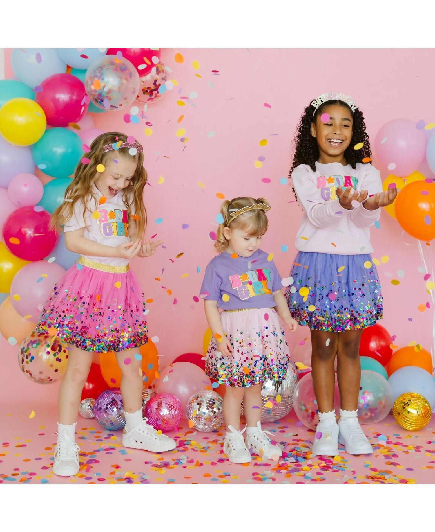 Baby Girls Baby Lavender Confetti Tutu Skirt