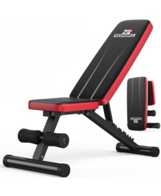 Foldable Adjustable Weight Bench, 660LBS 8-Position Incline Bench for Chest Shoulder Home Gym