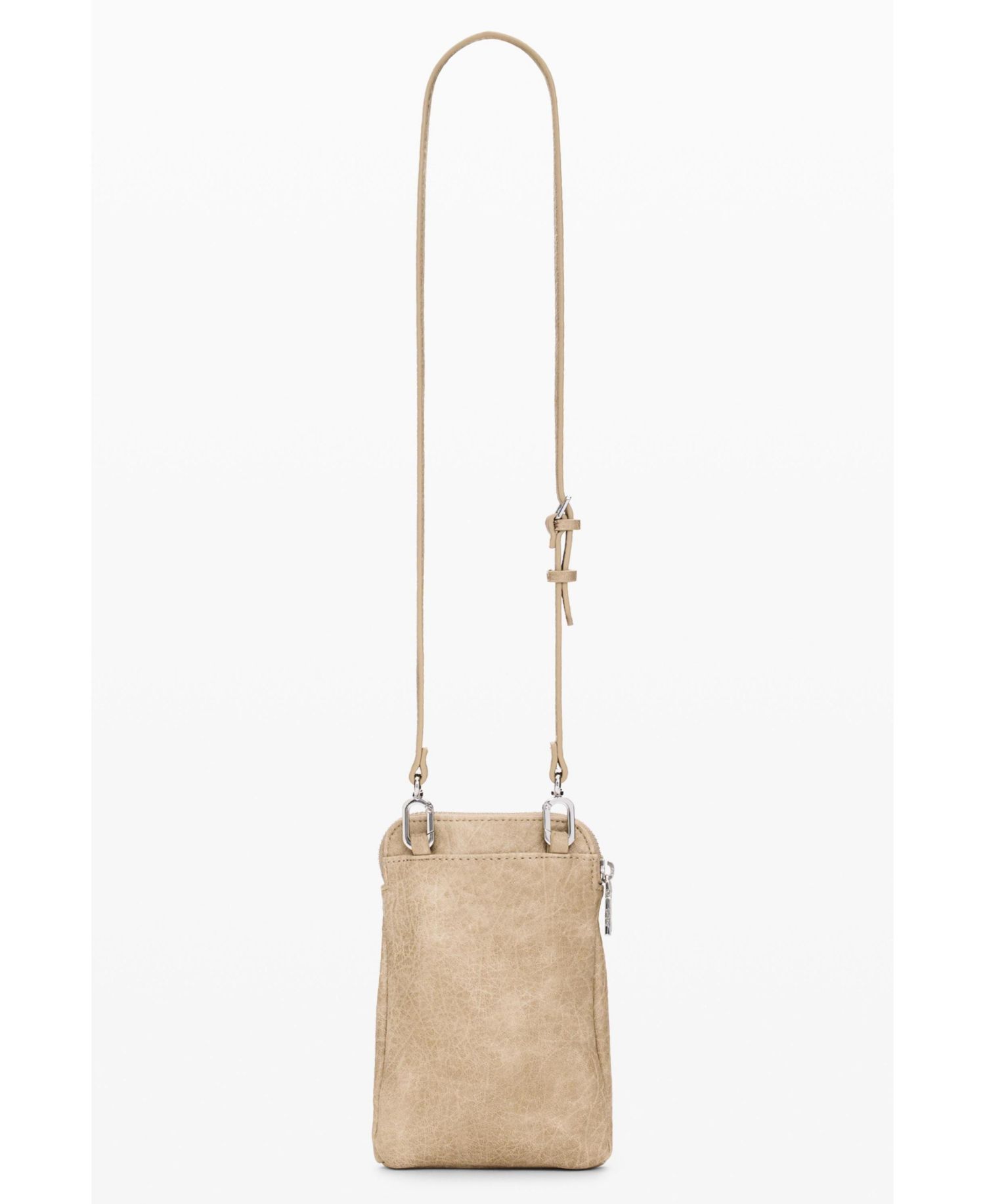Women's Beige mobile phone holder