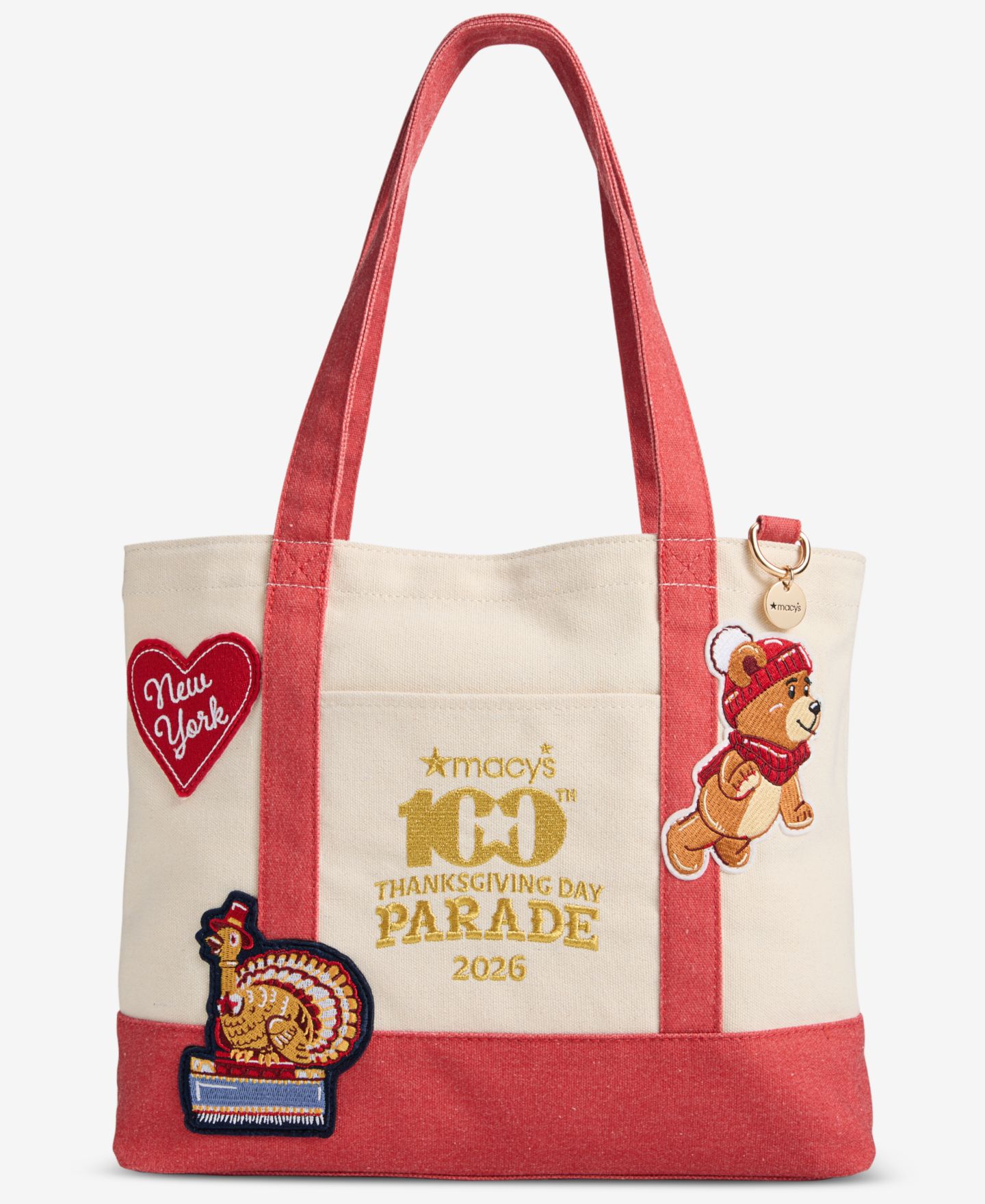 Женская сумка Macy's 100th Thanksgiving Day Parade Mini Balloon Character Patch Canvas — фото 1