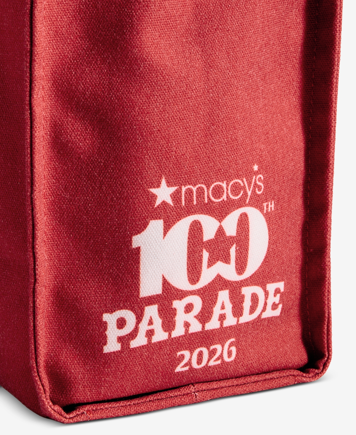 Macy's 100th Thanksgiving Day Parade 2026 Blueprint Canvas Tote Bag, Macy's Exclusive