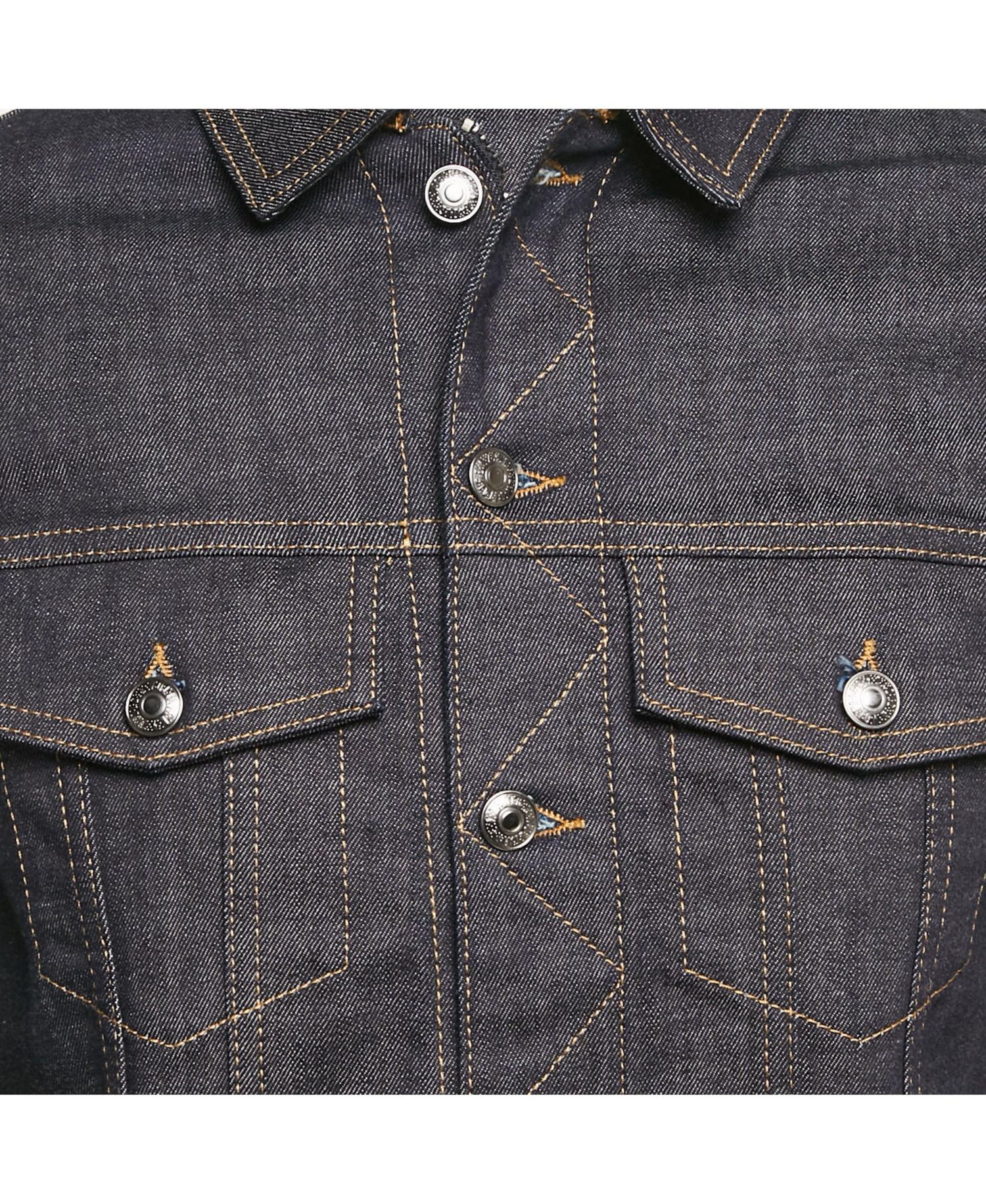 Women's Pre-Owned Zadig and Voltaire Blue Denim Button Front Base Brut Jacket