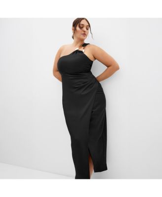 white summer dresses plus size Vacation Elegant Off The Shoulder Cap Sleeve Split Chiffon Maxi Dress tiered skirt mini  dress Men's Size:13 US La Femme Style 20879